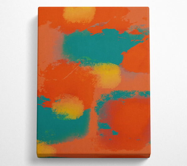 Orange Abstract Splashes