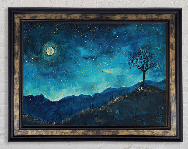 A Starry Night Sky Blues