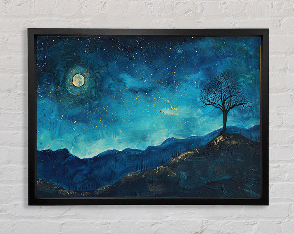 A Starry Night Sky Blues