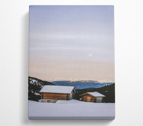 Pale Blue Cabins