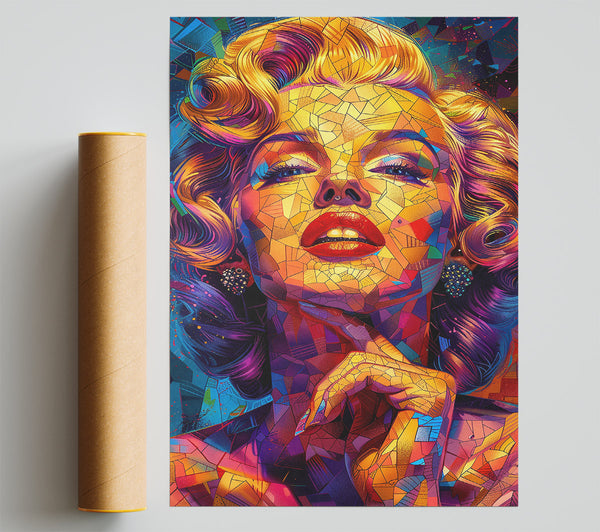 Abstract Mosaic Marilyn Monroe