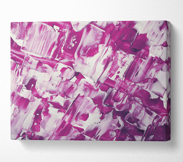 Fuchsia Abstract Strokes