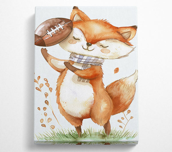 Orange Fox With Football