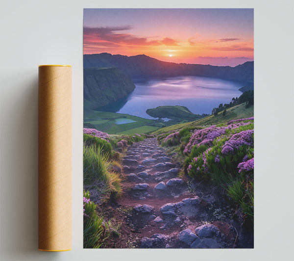 Purple Sunset Path