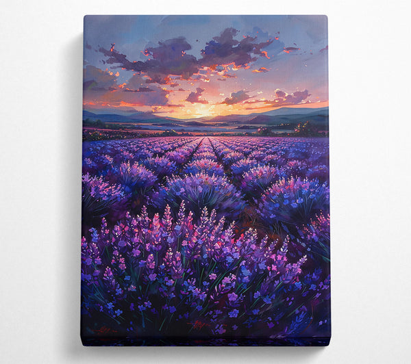 Purple Sunset Fields