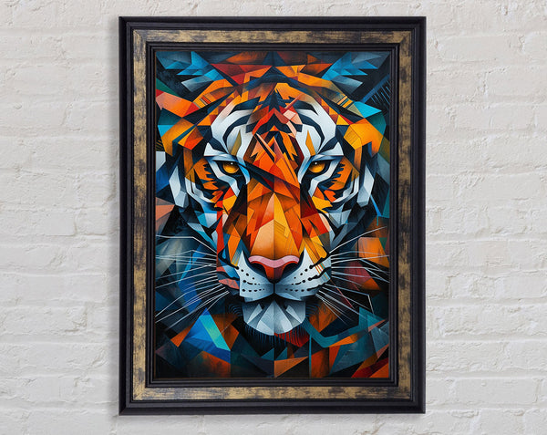 Abstract Tiger Stare