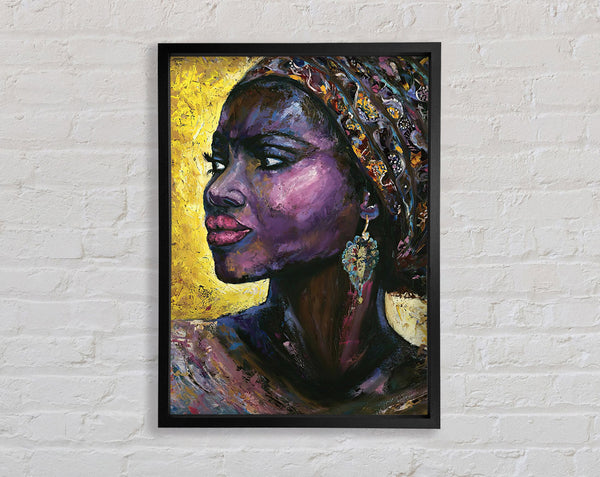 African Woman Paint