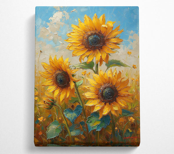 Golden Field Sunflowers