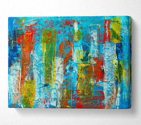 Azure Abstract Canvas