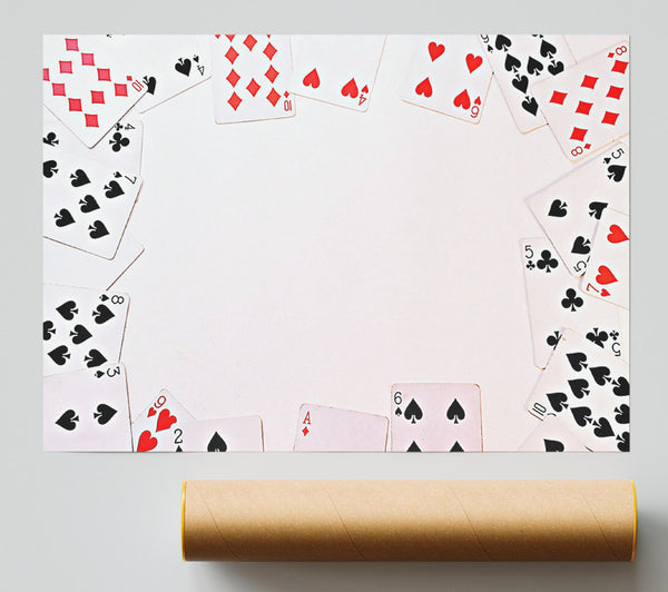 Red Scattered Cards