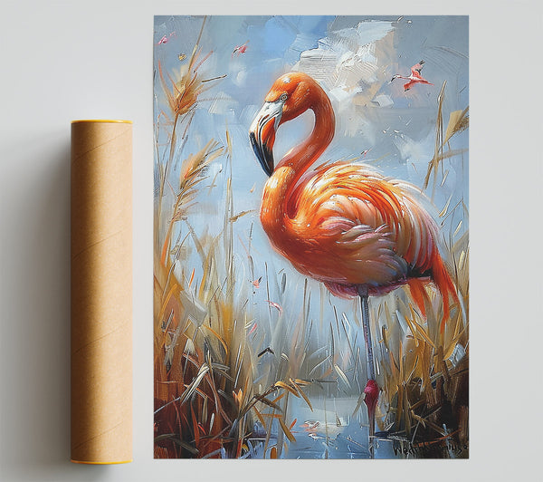 The Orange Flamingo