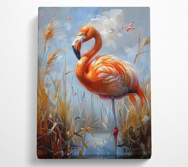 The Orange Flamingo