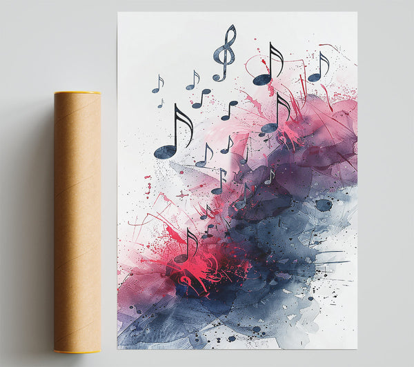 Crimson Music Notes