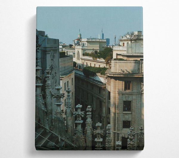 Grey Stone Cityscape