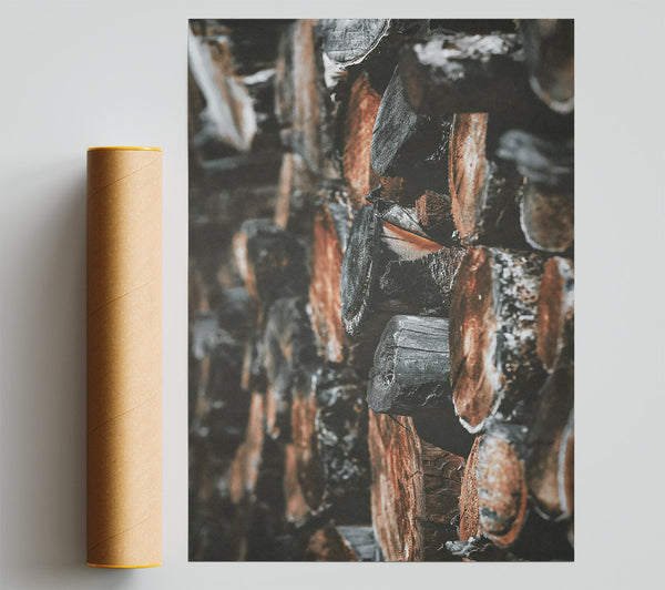 Charred Wood Stack