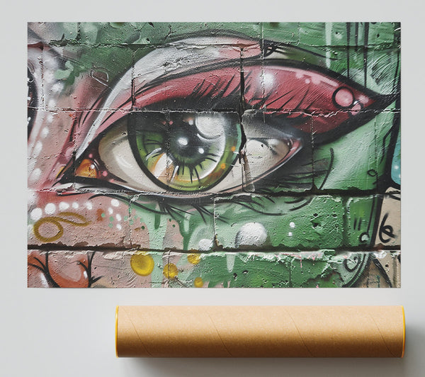 Green Eyed Urban Art