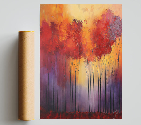 Autumn Trees Art