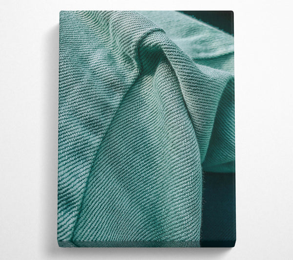 Teal Fabric Texture