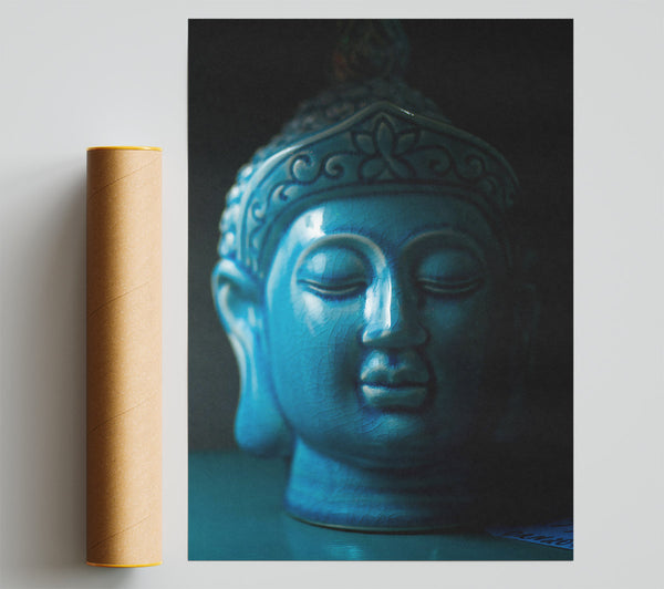 Serene Blue Buddha