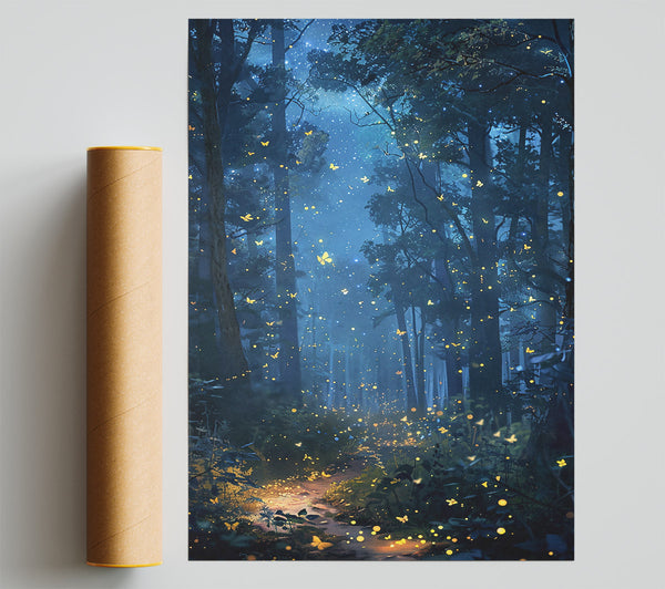 Blue Forest Fireflies