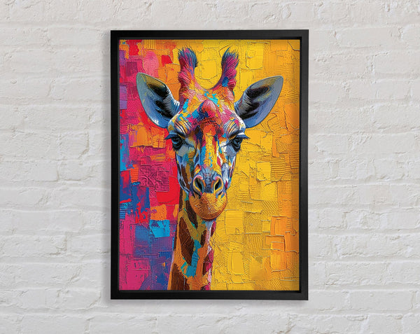 Beautiful Colourful Giraffe