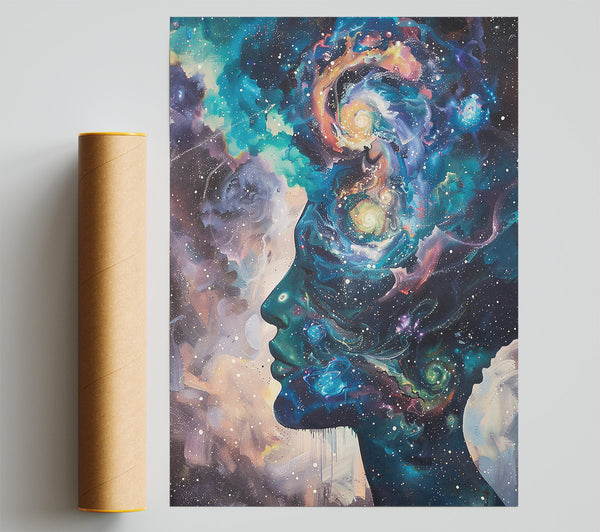 Cosmic Teal Embrace