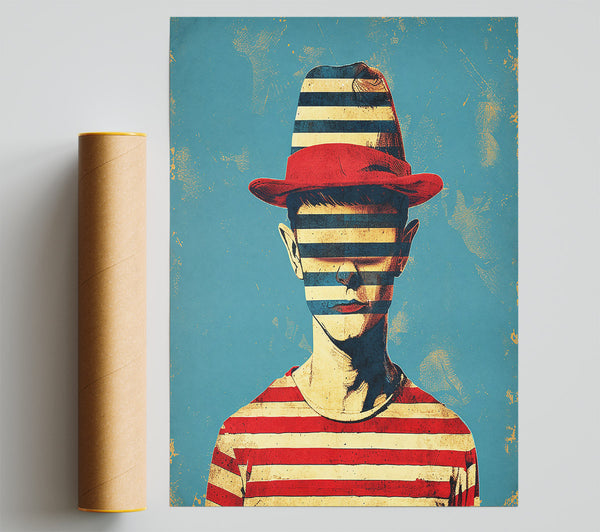 Red Striped Canvas