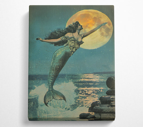 Teal Moonlight Mermaid