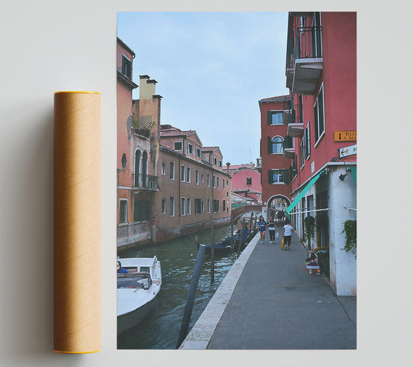 Red Brick Venetian Canal