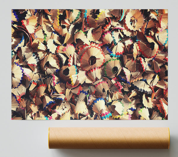 Rainbow Pencil Shavings