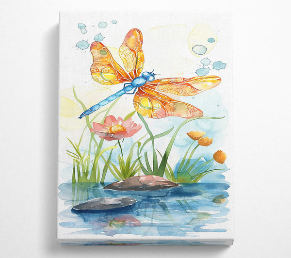 Orange Dragonfly Pond