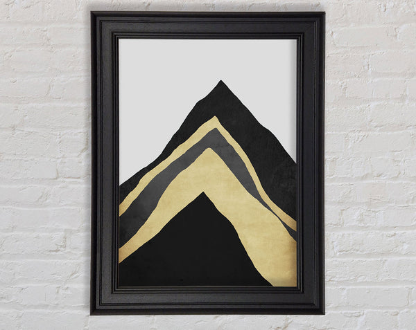 Black And Gold Triangles