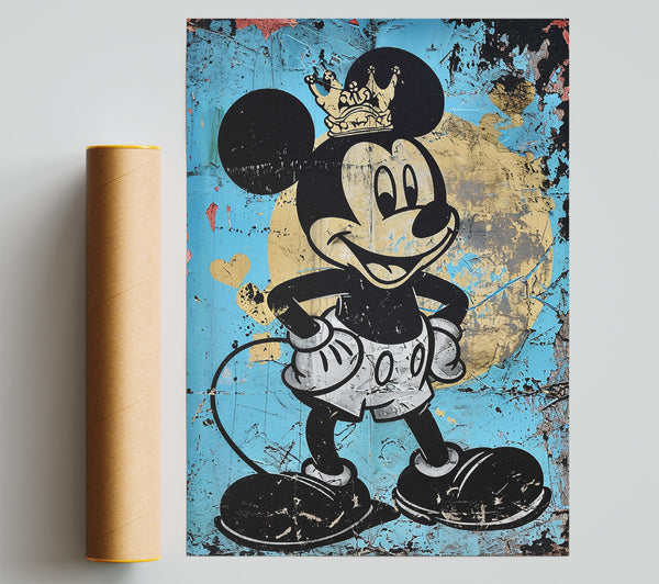 Blue King Mickey