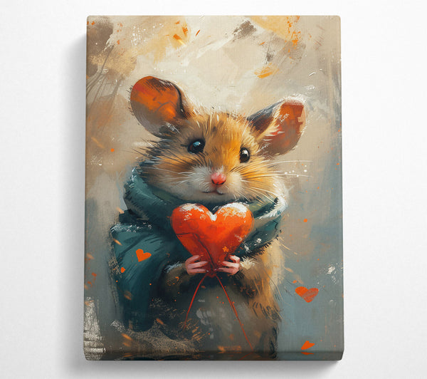 Red Heart Mouse