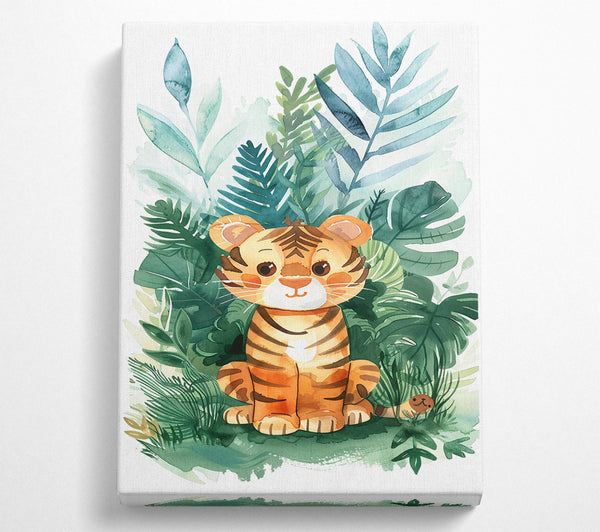 Orange Tiger In Greenery