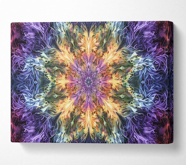 Purple Flame Mandala