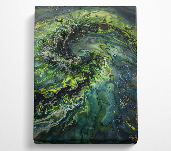 Emerald Swirling Dreams