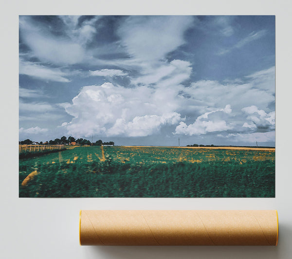 Blue Sky Cumulus Fields