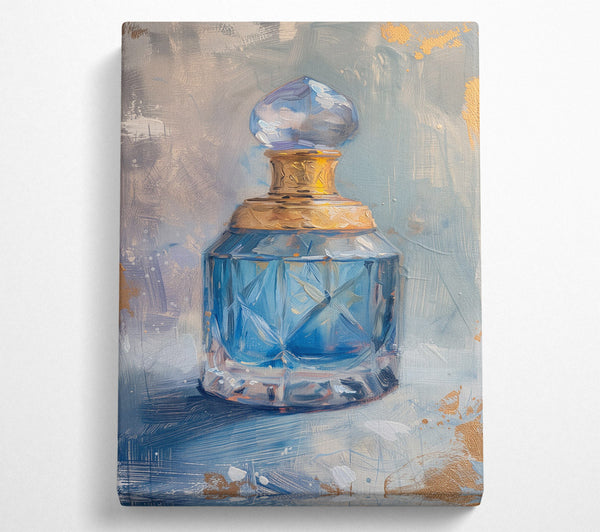 Blue Antique Perfume Bottle