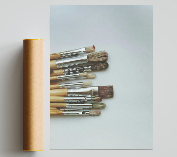 Brown Bristle Brushes