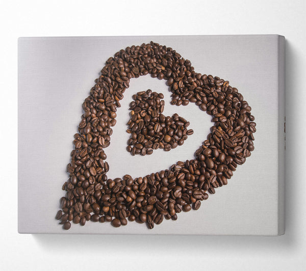 Brown Coffee Hearts