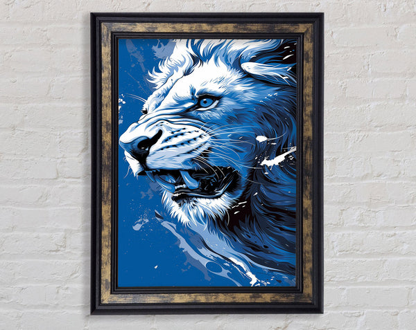 Blue Lion Graffiti