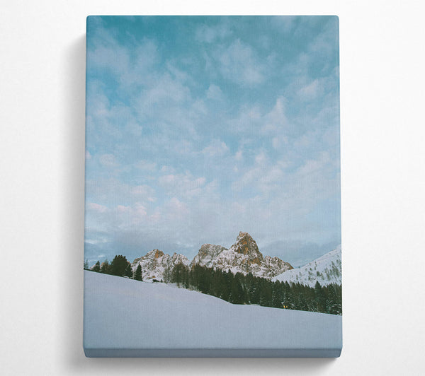 Azure Peaks In Snow