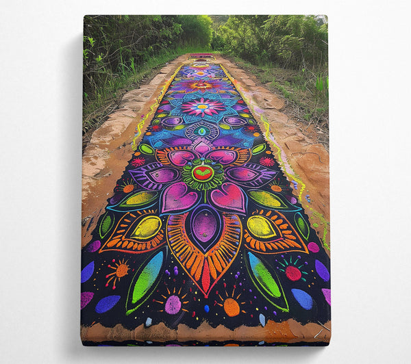 Rainbow Mandala Path