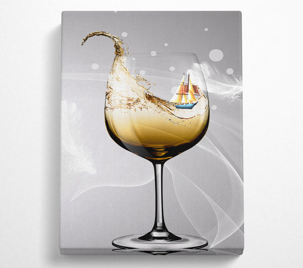 Boat In A Wineglass