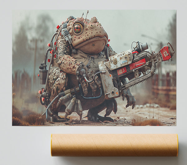 Crimson Chainsaw Toad