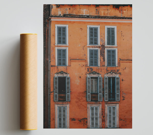 Rustic Orange Facade