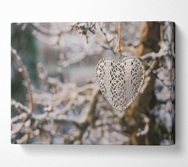 Silver Heart In Winter