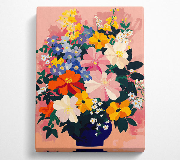 Bold Flowers In A Vase