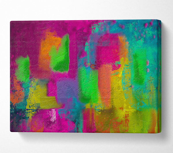 Vibrant Pink Abstraction